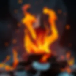 Visual representation of Ethereum burning money with flames and coins disappearing, indicating $18 billion burned and rising supply