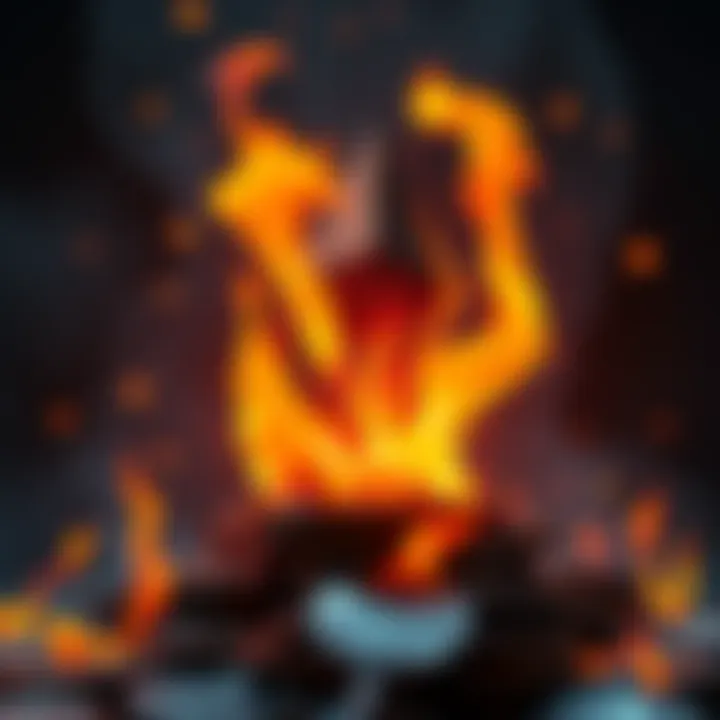 Visual representation of Ethereum burning money with flames and coins disappearing, indicating $18 billion burned and rising supply