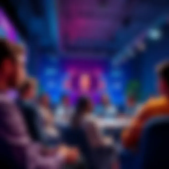 A group of people discussing Ethereum and cryptocurrency in a vibrant online forum setting.