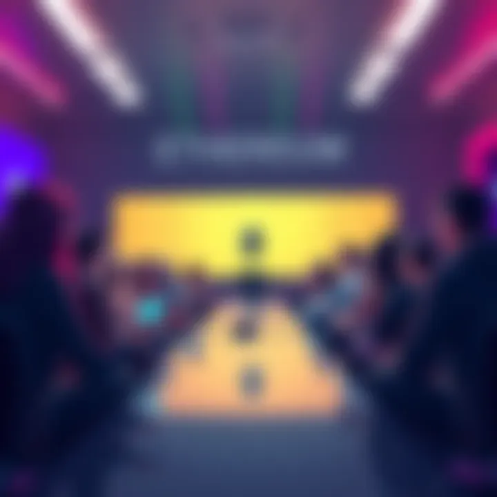 People discussing Ethereum topics in a group setting