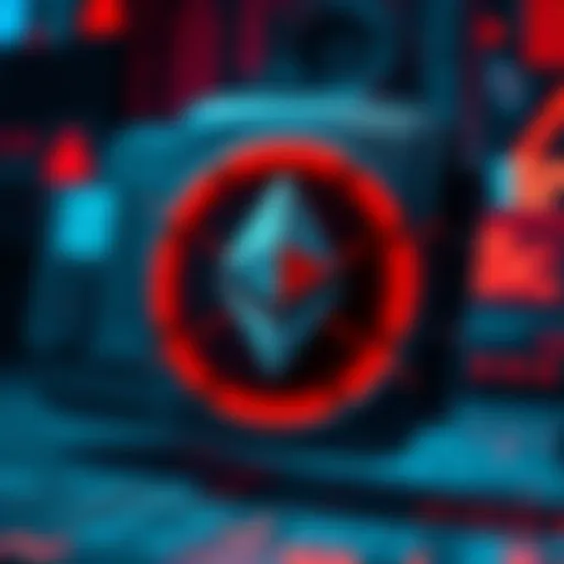 A graphic showing an Ethereum logo with a warning symbol, highlighting security threats from a malicious AI extension.