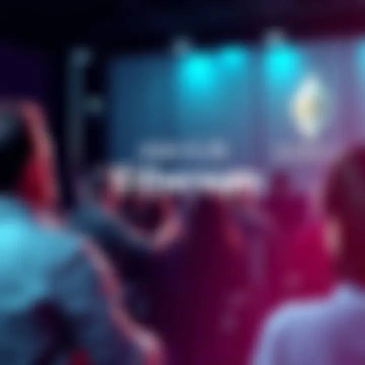 People engaging in a conversation about Ethereum in a forum setting