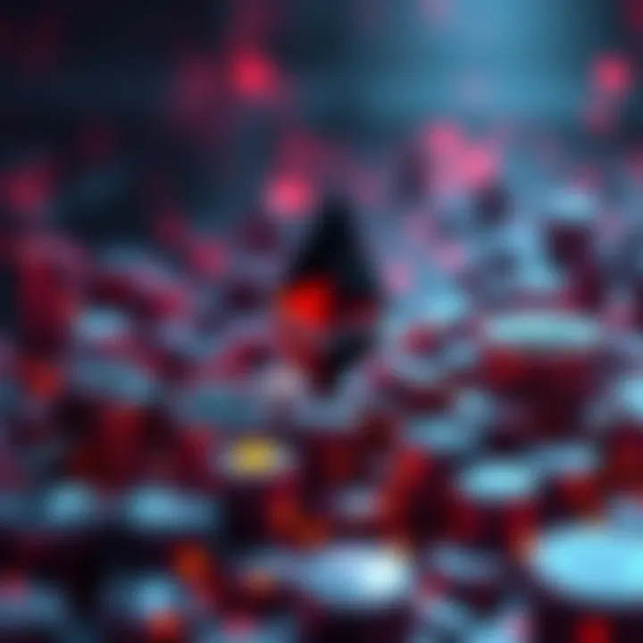 Ethereum and Finance Transformation A visual representation of Ethereum's role in financial systems, featuring digital tokens and stablecoin icons, symbolizing a shift to decentralized finance.