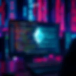 Ethereum Foundation AI Security A computer screen displaying AI code analyzing the Ethereum network for vulnerabilities