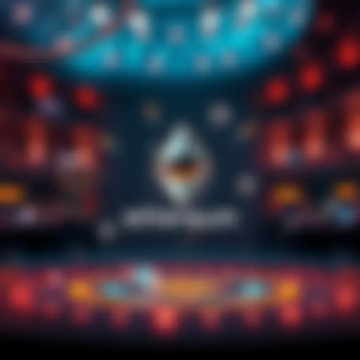 Graphic representation of Ethereum Foundation's new mission statement with symbols of transparency and community engagement