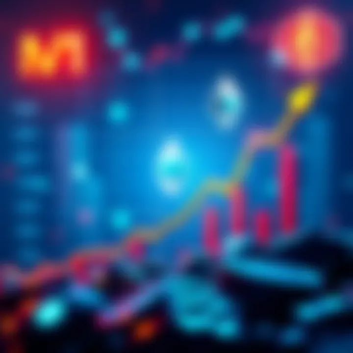A chart showing Ethereum's rise with symbols of institutional investment and enterprise adoption
