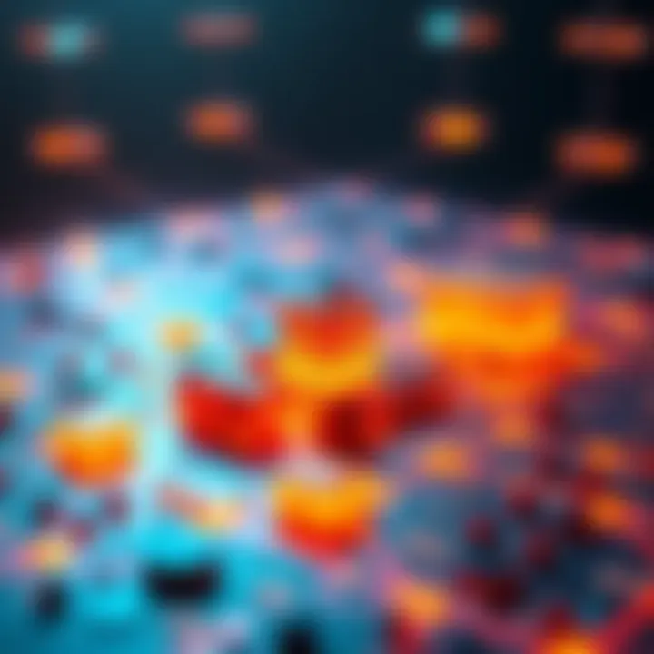 Ethereum Developments on Holesky Test Network A digital representation of the Ethereum Holesky Test Network showcasing block capacities and validator performances