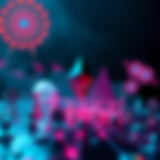 A visual representation of Ethereum's decentralised network contrasted with symbols of centralised influence, showing the balance between control and freedom.