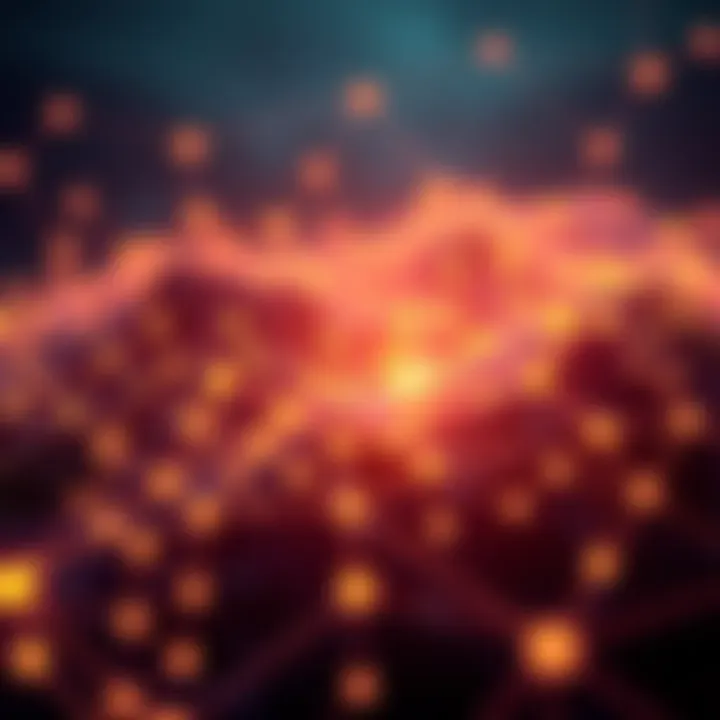 Abstract representation of Ethereum's Layer 2 ecosystem with interconnected networks symbolizing collaboration and governance