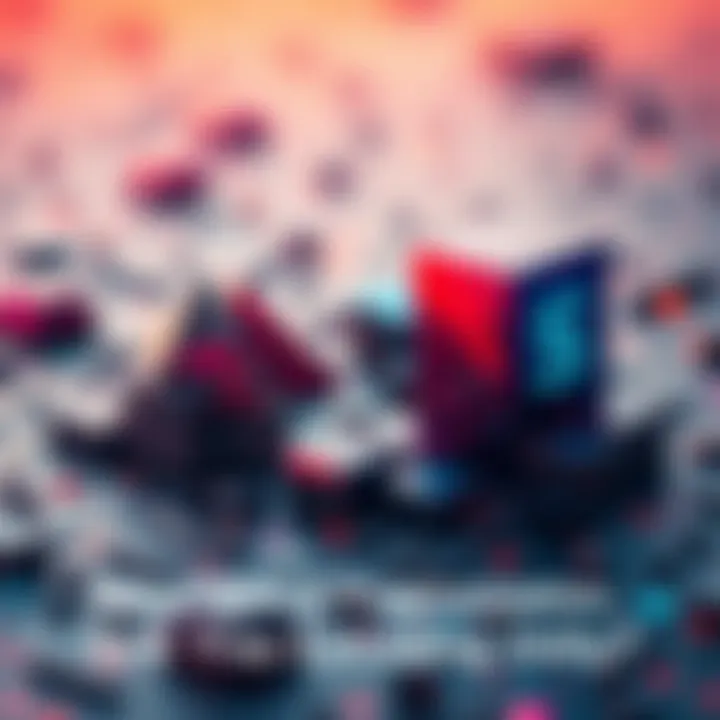 A visual representation of different Ethereum Layer 2 platforms like Arbitrum, Optimism, and ZkSync, symbolizing their fragmentation with isolated icons or blocks.