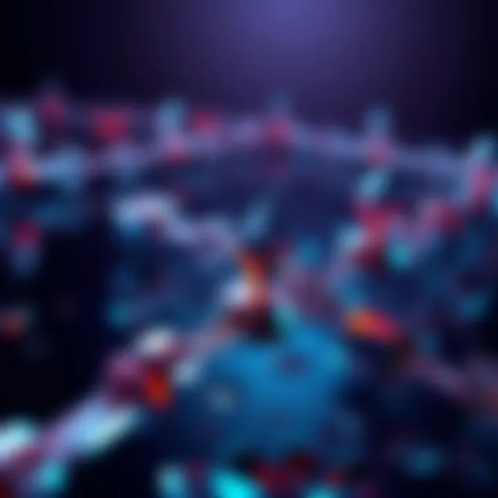 Illustration showing Ethereum symbols connecting with chain links to symbolize cross-chain liquidity sharing.