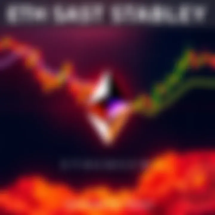 Ethereum logo with a backdrop of oil price charts and a map of the Hormuz region, symbolizing investment strategies during global tension.