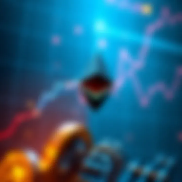 Graph showing Ethereum's dominance in onchain lending and borrowing markets compared to other platforms.