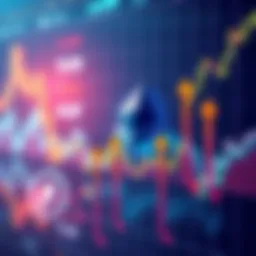 A chart showing Ethereum's price trends with arrows indicating buy points and accumulation thresholds.