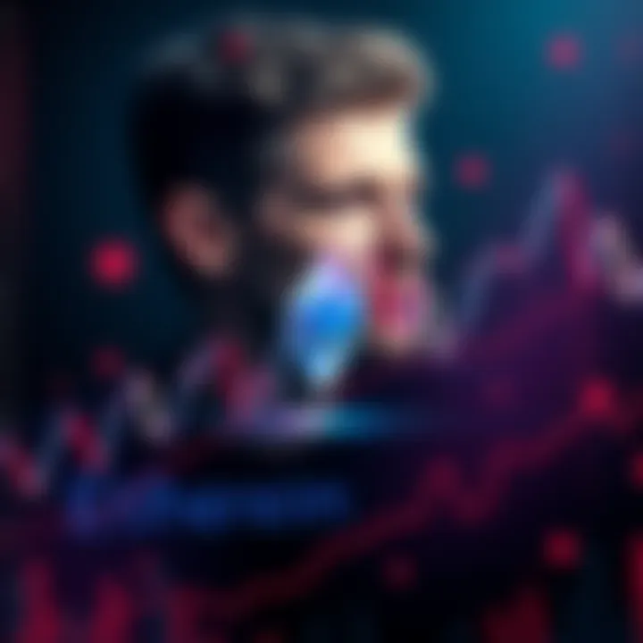 Graph showing Ethereum's price dropping below $2,000 with a portrait of Vitalik Buterin in the background