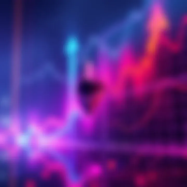 Graph showing Ethereum's price reaching $40,000 with arrows indicating upward trend