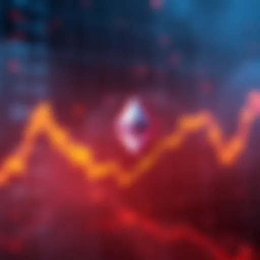 Graph showing Ethereum's price trend with an upward trajectory towards $5,000