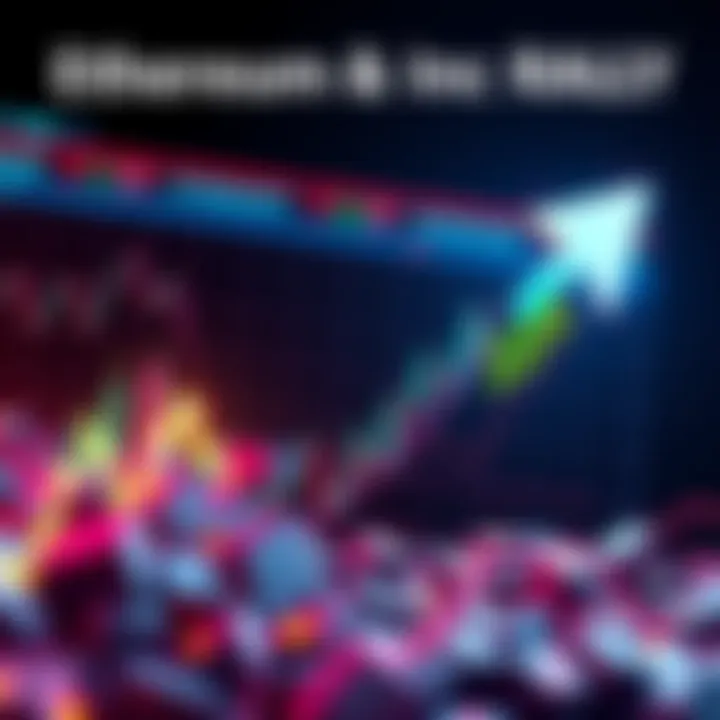 Graphic showing Ethereum price trends with an upward arrow indicating a potential 226% increase