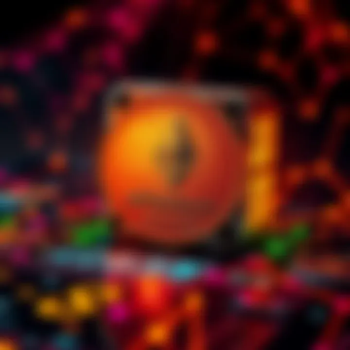 A visual representation of Ethereum symbols alongside a quantum computer, highlighting the impact of quantum technology on cryptocurrency security.