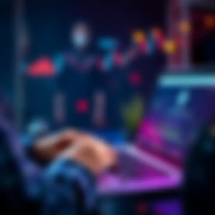 A person reviewing Ethereum staking options on a laptop, considering income potential without lockup periods.