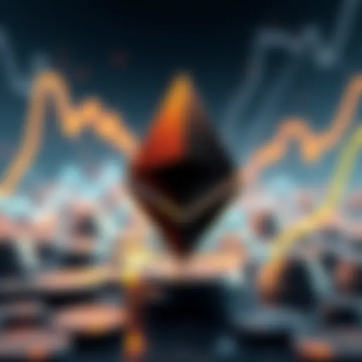 Visual showing Ethereum symbol with 44.1 million ETH locked and a queue of 1.38 million ETH