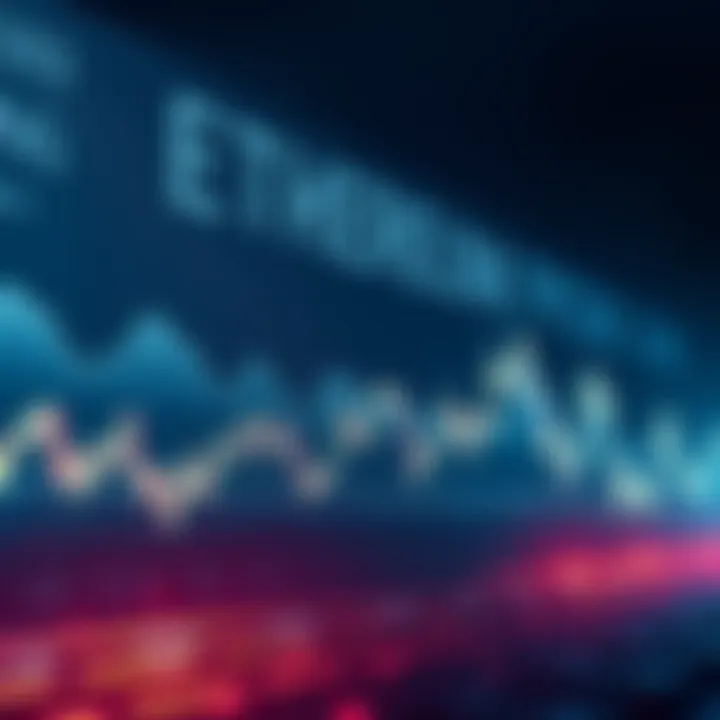 A graph showing Ethereum's price surge compared to a flat S&P 500 line, highlighting Ethereum's strong performance