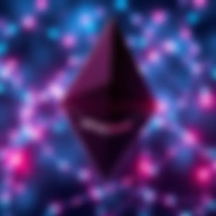 Network visualizing Ethereum Foundation selling Ether to BitMine, showing digital currency flow