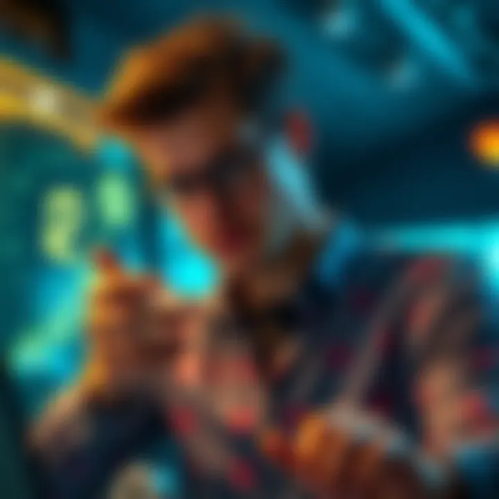 Vitalik Buterin discussing a faster Ethereum transaction confirmation process with a digital clock showing 12 seconds