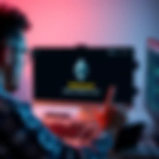 A frustrated person looking at their computer screen showing a failed Ethereum transfer from Binance to Ledger