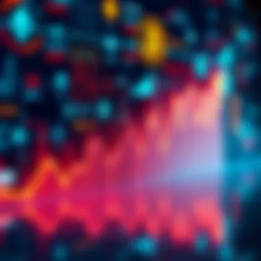 Ethereum Validator Exit Queue Graph showing over $3 billion in Ethereum validator exit queue with symbols of trading exchanges and crypto assets in the background