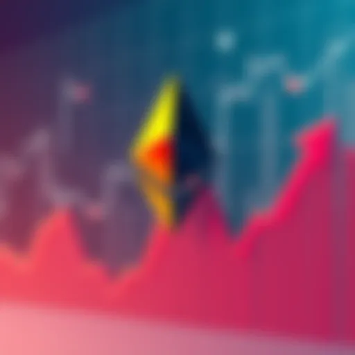A graphical representation of Ethereum's symbol with an upward trend line, indicating potential growth in value amidst market changes.