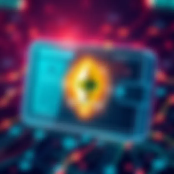 A conceptual illustration of a digital wallet with security features highlighting transaction understanding, representing Ethereum's new approach to wallet safety.
