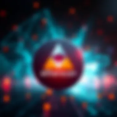 A graphic showing a warning alert from Etherscan about address poisoning scams targeting Ethereum users. The design includes the Ethereum logo and a warning symbol.