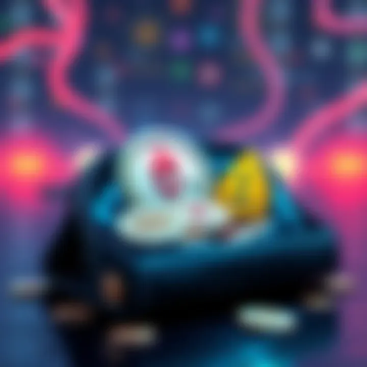 ETHM Scam Awareness Illustration of a digital wallet with ETHM tokens and a warning sign about scams