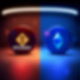 An illustration showing the logos of Ethstaker and Ethcoordinate, highlighting the differences between the two platforms.