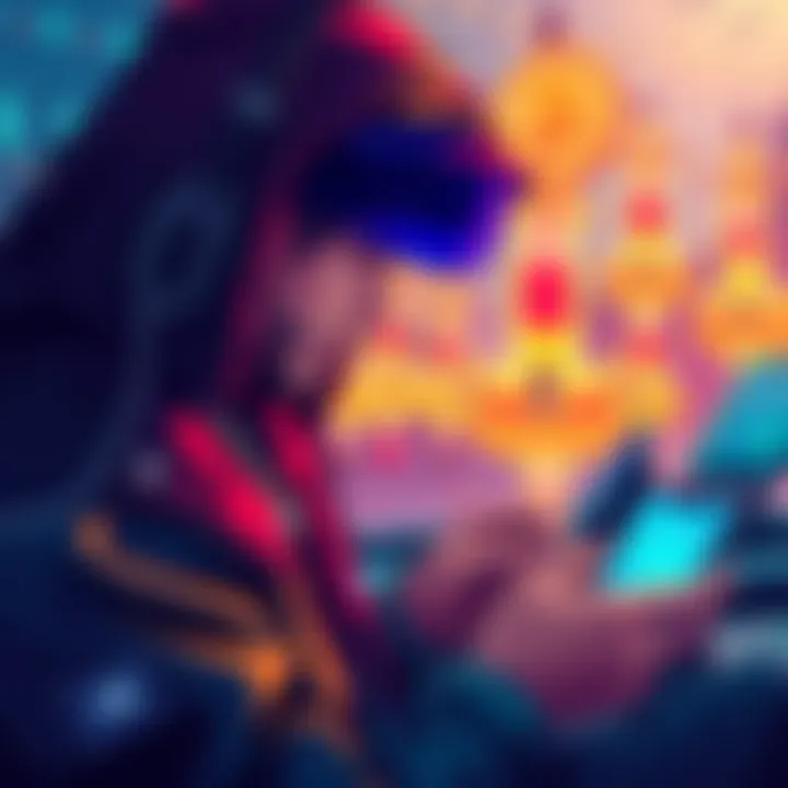 Navigating Cryptocurrency Transactions in the EU Illustration of a traveler using a digital wallet while navigating EU regulations