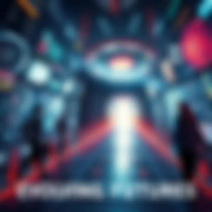 A visual representation of technological and social advancements shaping our world.