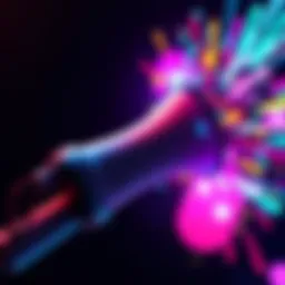 A vibrant graphic showing a megaphone emitting colorful bursts of light, symbolizing upcoming announcements and excitement.