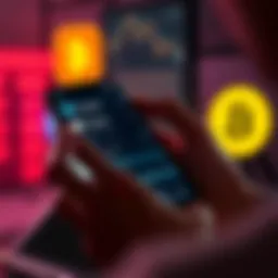 A person reviewing the Exodus app on a smartphone with a focus on privacy settings