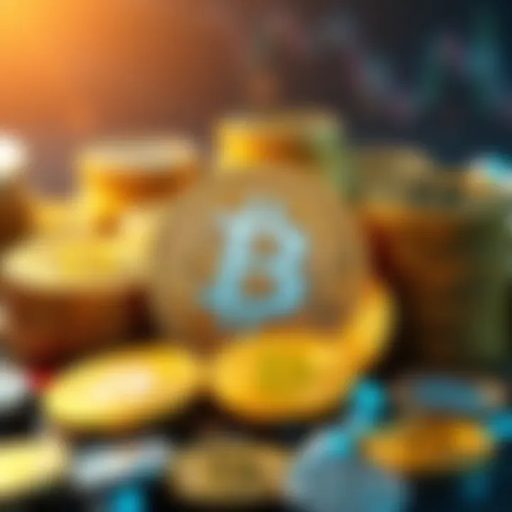 Exodus logo with Bitcoin coins and digital payment symbols, signifying their cashout for expansion.