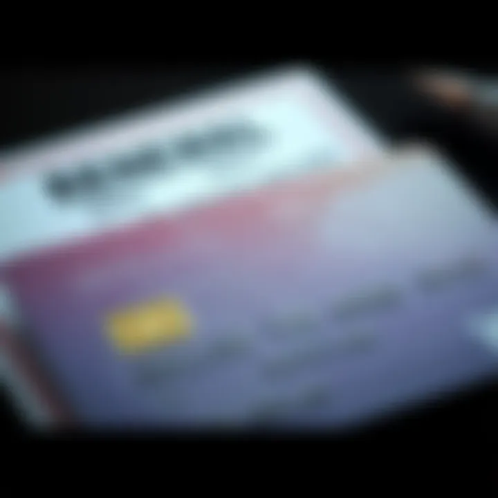 A close-up of an expired credit card next to a renewal notice, depicting what to do when your card expires.