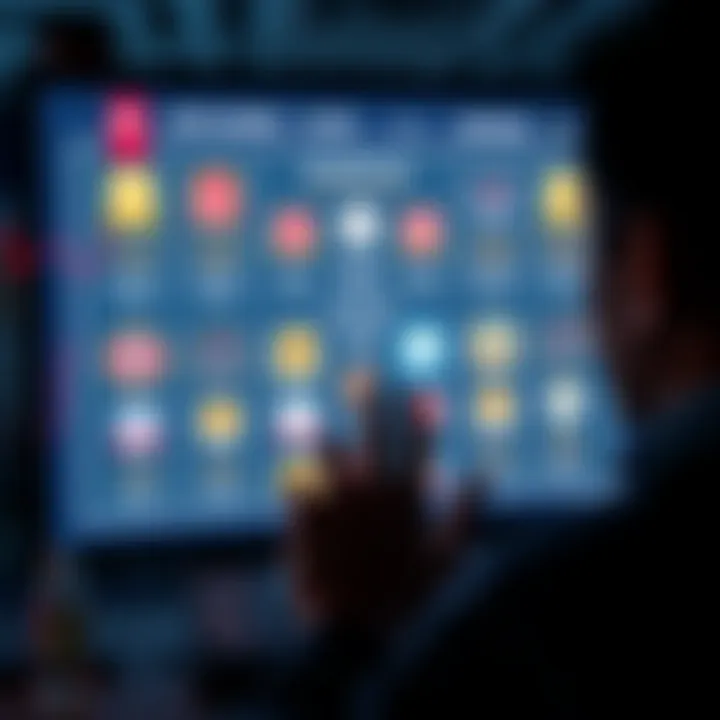A person looking at a screen displaying Explorer Club badges and rewards, contemplating a decision before traveling.