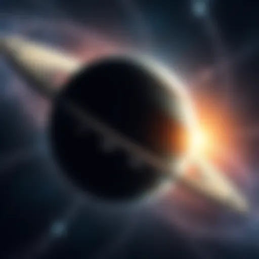 A visual representation of space showing planets and decimals intertwining, illustrating changes in perception.