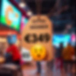 A graphic of a pricing tag showing €349 for an extra member on a subscription plan, with a surprised emoji.