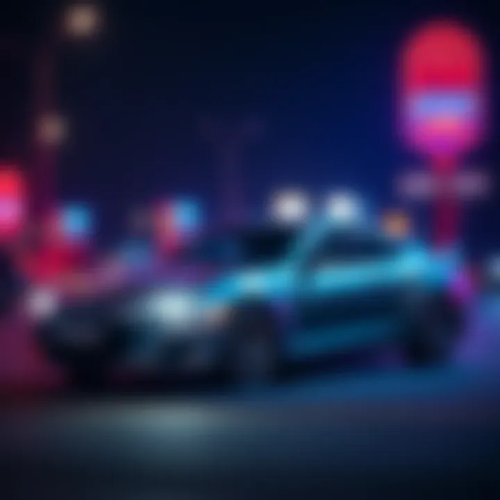 A Facebook ad featuring a car linked to Best Stop Auto Sales and Competition Cars