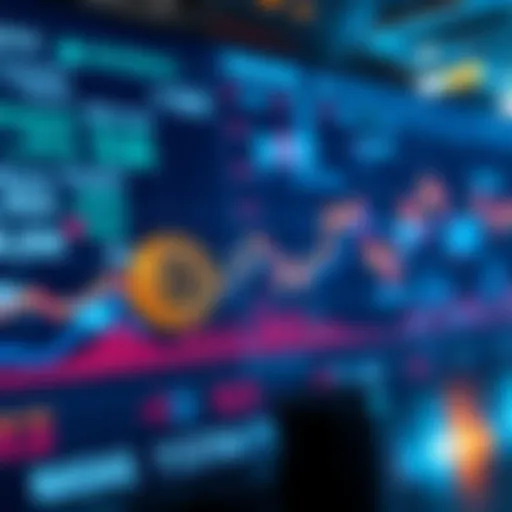 Chart showing Bitcoin price movements alongside NASDAQ, treasury yields, and gold prices