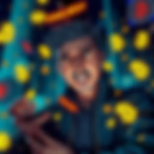 A disappointed person looking at their phone with a failed transaction notification, surrounded by cryptocurrency symbols.