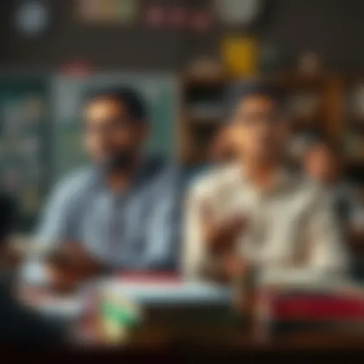 A split image showing Faisal Sir on one side and Nikhil Saini on the other, both speaking to students about NEET preparation strategies, with textbooks and study materials around them.