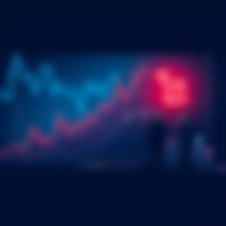 Graph showing a sharp decline in token value, with concerned investors in the background discussing their concerns.