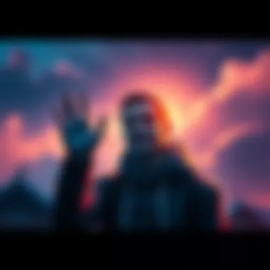 A person waving goodbye with a serene expression, symbolizing the meaning of 'Godspeed'.